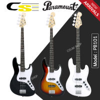 Paramount PB101 Jazz Bass กีตาร์เบส 4 สาย Jazzsonic ไม้เบสวู้ด คอเมเปิ้ล 21 เฟรต ** ประกันศูนย์ 1 ปี **