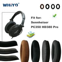 อะไหล่จุกหูฟังสำหรับ PC350 Sennheiser HD380 PC 350 HD 380 Pro ชุดหูฟังหนังอะไหล่หูฟังที่ปิดหูกันหนาว Sarung Lengan