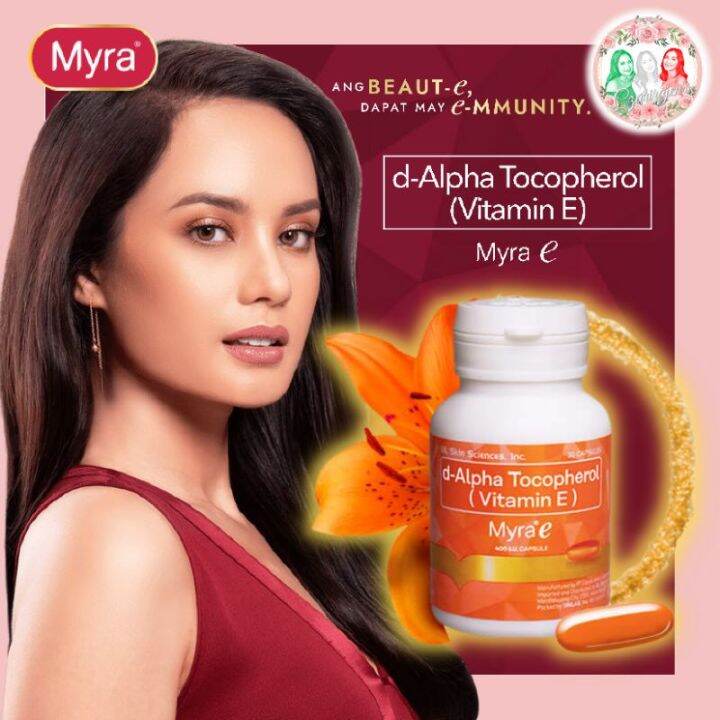 Myra E 400 IU Vitamin E (30 Capsules) Lazada PH