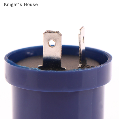 Knights House รีเลย์บอกสถานะรถจักรยานยนต์แบบ6V To12V 2ขาบี๊บรีเลย์สัญญาณไฟเลี้ยว LED ตัวบ่งชี้กระพริบ