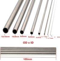 304 Stainles Steel Capillary Tube OD 1/1.5/2/3/4/5/6/8/10/12 Mm Length 500 Mm Silver For Hardware Accessories