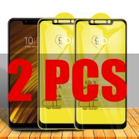 （ATG）2Pcs 9D Glass Engine1 Glass On The For PocophoneScreen Protector Film