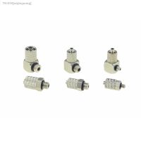 ∋❧ Mini Pneumatic Pipe Fitting Quick Connector M3 M5 M6 Thread 3mm 4mm 6mm Hose Fast Connection Coupling Air Cylinder Joint Coupler