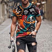 Hot selling new T-shirt fashion men T-shirt retro leisure travel T shirt color printing mens short sleeve T shirt short sleeved