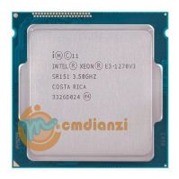 Intel Xeon E3-1270 v3 E3 1270 v3 E3 1270v3 3.5 GHz Quad-Core Eight-Thread CPU Processor L2=1M L3=8M 80W LGA 1150 Intel Xeon E3-