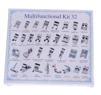 32424852 Pcs Sewing knitting crochet Domestic Machine Blind Stitch Darning Presser Foot Feet Kit Set For Brother Singer Janom