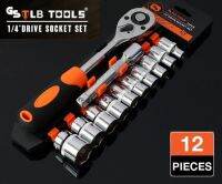 ชุดประแจและบล็อก 12 ชิ้น 12-Piece Socket Set