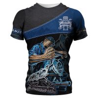 T SHIRT - (All sizes are in stock)   Summer mens short sleeved T-shirts, 3D mechanical clothing, 3D printing, large street clothing, mechanical shirts  (You can customize the name and pattern for free)  - TSHIRT