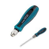 【cw】 1/4 quot; (6.35mm)Screwdriver Bit Holder Screwdriver with TPR Handle Sweatproof Non slip more durable ！