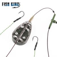 hot！【DT】 FISH 30-100g Carp Fishing Group Carbon Metal Feeder Barbed Sinking Artificial Accessories