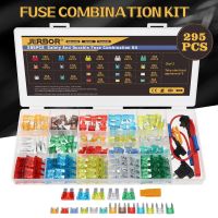 295pcs Mini Blade Fuse Mixed Mini Car Blade Fuse Set Standard Fuse 5A 7.5A 10A 15A 20A 25A 30A For Truck Boat Car Accessories Fuses Accessories