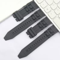 Suitable for invicta sports watch strap black 26mm silicone rubber watch strap accessories male 〖WYUE〗