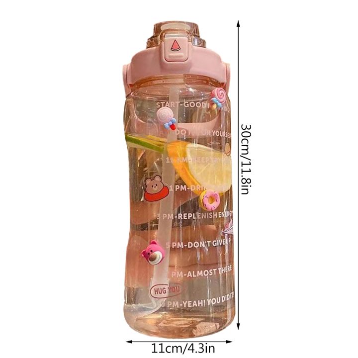 2-liter-water-bottle-with-straw-female-jug-girls-portable-travel-bottles-fitness-bike-cup-summer-cold-waterjug-with-time-marker