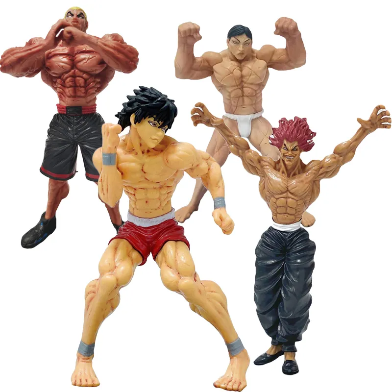 22cm Anime Grappler Figure Hanma Yujiro Hanma Baki Action Figures PVC Anime  Character Figurines Model Toys