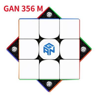 Gan 356 M 3x3x3 ลูกบาศก์แม่เหล็ก ความเร็วระดับมืออาชีพ GAN356 M Cube ของเล่นปริศนา พร้อมอุปกรณ์เสริม Ges