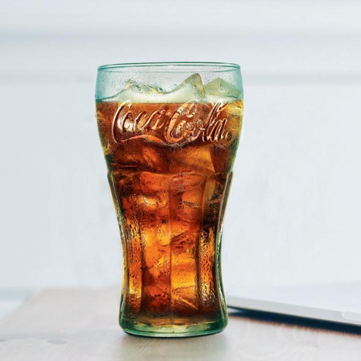 Libbey 16.75-Oz., Coca Cola Glass Tumblers, Set of 12