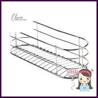 ชั้นแขวนสเตนเลส 1 ชั้นวางขวดยาว KECH LEAFSTAINLESS STEEL HANGING SHELF KECH LEAF 1-TIER **ขายดีที่สุด**