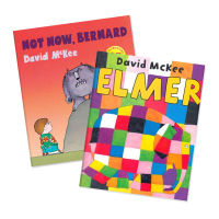 Elmer / not now Bernard, the original English version of the plaid elephant Emma