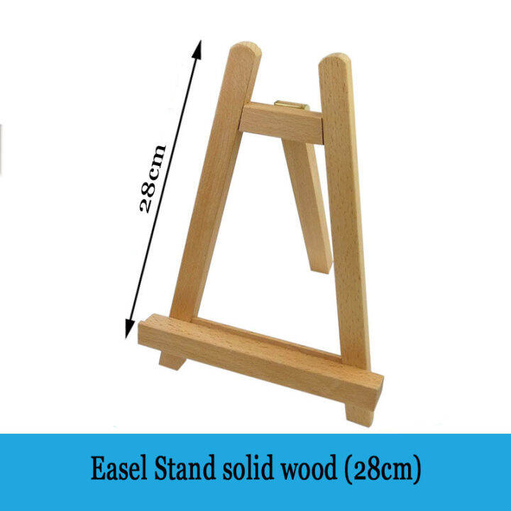 (LT OFFICE) Transon Solid wood tabletop art easel stand / desktop easel stand 28cm Lazada PH