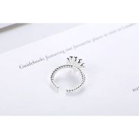 แหวนเงิน 925 ซันดอกเดซี่แหวนแต่งงาน RA5R 925 Silver Ring Wedding