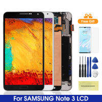 N9005 LCD สำหรับเหมาะสำหรับ Samsung Galaxy Note 3จอแสดงผล LCD พร้อมหน้าจอสัมผัส Digitizer สำหรับเหมาะสำหรับ Samsung N9005 N900A ปรับความสว่าง Lcd