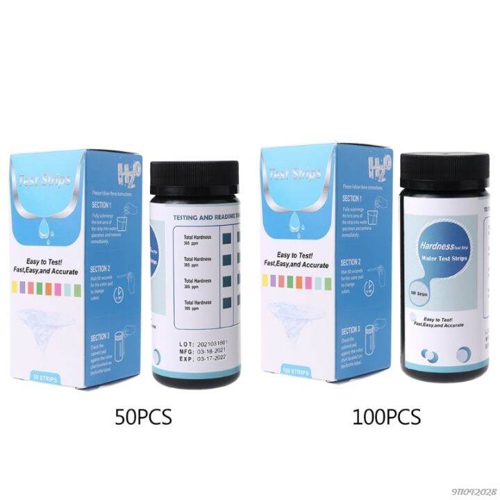 Water Hardness Test Strips, Best Test Kit for Testing Hard and Soft of Water,Easy Use to Test