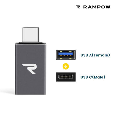 RAMPOW USB-C to USB 3.0 Adapter คุณภาพสูง รับประกัน 1 ปี