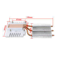 53*53Mm หลุมสนาม51*61Mm หลุมระบายความร้อนด้วยท่อความร้อน23