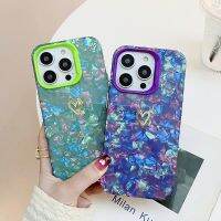 [Haojia เคสโทรศัพท์} เคสโทรศัพท์แวววาวน่ารักสำหรับ iPhone 11 12 13 14 Pro Max X XR XS กรอบหลังซิลิโคนผิวเรียบเนียน IMD