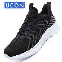 UCON ใหม่รองเท้าผ้าใบรองเท้าวิ่งกลางแจ้งสำหรับผู้ชาย,รองเท้าผ้าใบแบบผูกเชือกใส่สบายน้ำหนักเบานุ่มรองเท้าผ้าใบลำลองรองเท้าผ้าใบแฟชั่นอเนกประสงค์ของผู้ชาย39-48