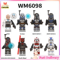 Lzruyiy【สต๊อกพร้อมแล้ว】 Echo Darth Maul Wm6098บล็อกตัวต่อซีรี่ย์ภาพยนตร์ทีวีตัวต่อของเล่นขนาดเล็กของขวัญสำหรับพัดลมสำหรับเด็กๆ