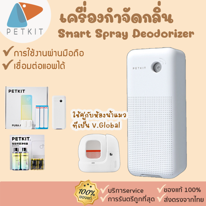 petkit Smart Spray Deodorizer[ 264 ]เครื่องกำจัดกลิ่น กำกัดกลิ่นแมว ดับ