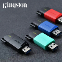 2023 Kingston ของแท้ 32G ความเร็วสูง U จาน USB3.2 ศัพท์มือถือคอมพิวเตอร์แบบใช้คู่มือถือ 64G รถยนต์ 128G แฟลชไดรฟ์ USB