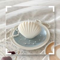 New Scented Candle without Flame Sea Shell Shape Soywax Candles for Living Room Home Decorative Candles