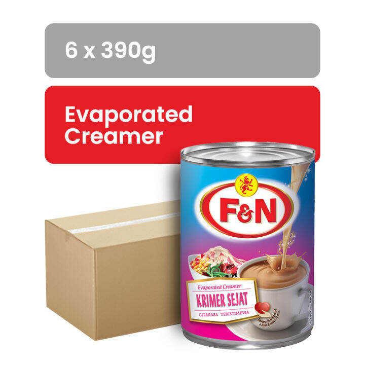 F&N Evap Creamer 390G X 6 (Expiry Date 28th August 2023) Lazada