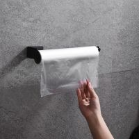 No Punching Wall Mount Toilet Paper Holder Stainless Steel Bathroom Kitchen Roll Paper Holder Tissue Towel Accessories Holder Toilet Roll Holders