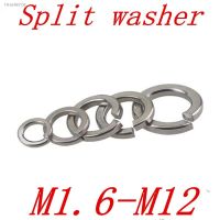 ✉✉ 20-100pcs GB93 A2 304 Stainless Steel Spring Split Lock Washer Elastic Gasket M1.6 M2 M2.5 M3 M4 M5 M6 M8 M10 M12