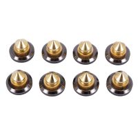 40 Set Golden-Plated Speaker Spikes, Speaker Stands CD Audio Subwoofer Amplifier Turntable Isolation Feet