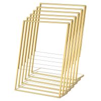 Gold Frame Slanted Back Table Sign Holder for Wedding Number CardRestaurant SignsPhotos and Office Display