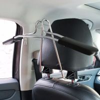 {HAOY Department Store} OHANEE Car Coat Hanger Auto Back Seat Headrest Clothes Suits Shirts Jacket Holder Hook Stainless Steel Accessories Car Styling