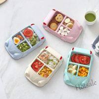 【hot sale】 ஐ C01 Vegetable Car-Shaped Baby Feeding Dish Dinnerware Food Feeding Bowl Infant Bamboo Fiber