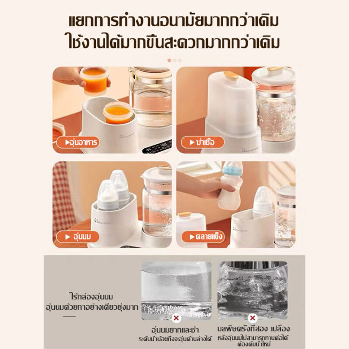 เครื่องอุ่นนม-าเชื้อ-99-9-วางเครื่องเป่าขวดนมได้-2-ขวดพร้อมกัน-เครื่องอุ่นขวดนม12-ฟังก์ชั่น-ตู้อบขวดนม-อบขวดนม-เครื่องนึ่งฆ่าเชื้อขวดนม-อุ่นนม-งอุ่นนม-และอาหารเด็ก