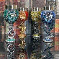 ของสะสมโมเดลที่ถ้วยชากาแฟถ้วยแก้วเปลวไฟพอตเตอร์แฮร์รี่พอตเตอร์ Hogwarts ของตกแต่งแบบดั้งเดิมของขวัญสุดเซอร์ไพรส์