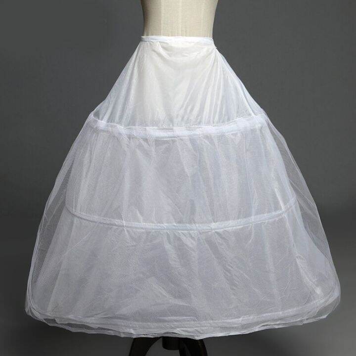 Tulle lưới đầy đủ crinoline petticoats cho váy cưới 3 Hoop 3 lớp Train  petticoats Wedding underskirt  Lazadavn