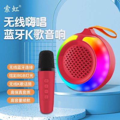SuoHong wireless bluetooth stereo microphone integrated home phone the family KTV sing karaoke children suit