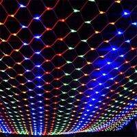 1.5x1.5M 3x2M 6x4M Led Net Mesh String Light Home Garden Wall Background Decoration Fairy Starry Wedding Party Garland Lights