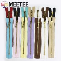 ✸▣⊕ 5Pcs 12/15/20cm 3 Close-end Zippers For Sewing Bag Garment Metal Zipper Purse Wallet Pocket Zips Repair DIY Decor Accessories