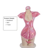 SENMHS Japanese Women Sexy Nurse Uniform Cosplay Costumes Sexy Lingerie Cute Open Chest Tempatation Mini Dress Exotic Suit