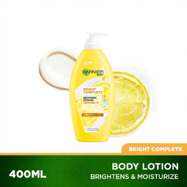 Garnier Light Complete Body Lotion [Brightens&Moisturizes] 400mL Lazada PH