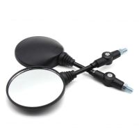 ✕✕ 2pcs Foldable Round Motorcycle Rear Mirror Motocross Accessories FOR Piaggio MP3 500 Beverly 300 BYQ 100T Medley Liberty 150 125